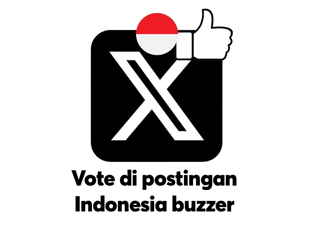 Image Vote Twitter Real Indonesia , Buzzer Manusia Beneran !!
