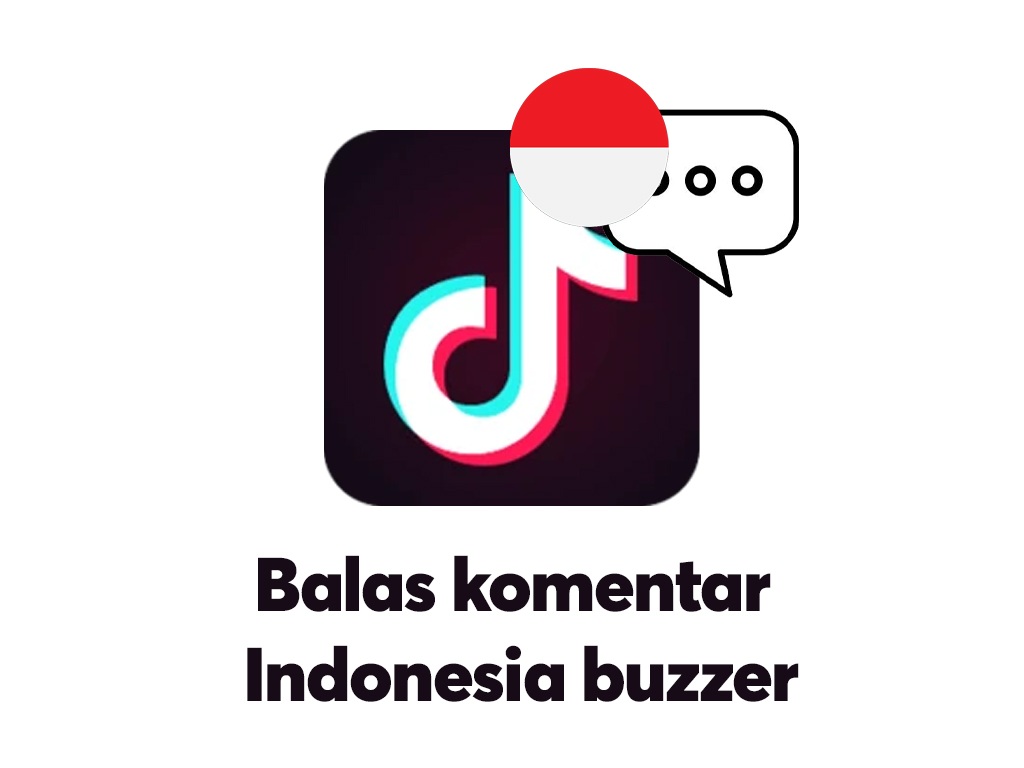 Image Balas Komentar Tiktok Buzzer ASLI MANUSIA